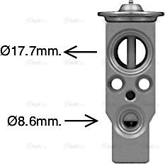 Ava Quality Cooling FT1479 - Разширителен клапан, климатизация vvparts.bg