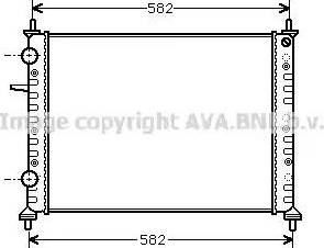 Ava Quality Cooling FT2158 - Радиатор, охлаждане на двигателя vvparts.bg