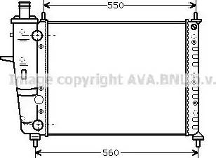 Ava Quality Cooling FT 2230 - Радиатор, охлаждане на двигателя vvparts.bg