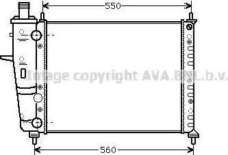 Ava Quality Cooling FT 2233 - Радиатор, охлаждане на двигателя vvparts.bg