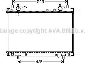 Ava Quality Cooling FT 2270 - Радиатор, охлаждане на двигателя vvparts.bg