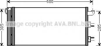 Ava Quality Cooling FTA5406 - Кондензатор, климатизация vvparts.bg