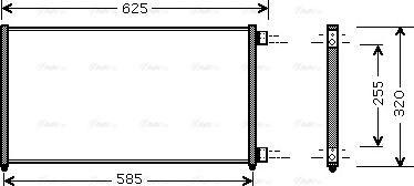 Ava Quality Cooling FTA5256 - Кондензатор, климатизация vvparts.bg