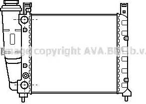 Ava Quality Cooling FTA2039 - Радиатор, охлаждане на двигателя vvparts.bg