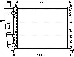 Ava Quality Cooling FTA2230 - Радиатор, охлаждане на двигателя vvparts.bg