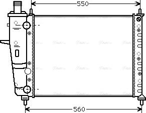 Ava Quality Cooling FTA2233 - Радиатор, охлаждане на двигателя vvparts.bg