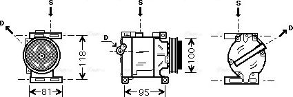 Ava Quality Cooling FTAK090 - Компресор, климатизация vvparts.bg