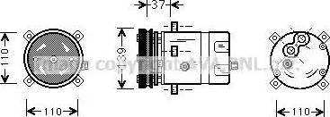 Ava Quality Cooling FTAK198 - Компресор, климатизация vvparts.bg