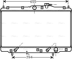 Ava Quality Cooling HD 2094 - Радиатор, охлаждане на двигателя vvparts.bg