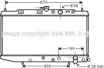 Ava Quality Cooling HD 2044 - Радиатор, охлаждане на двигателя vvparts.bg