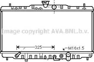 Ava Quality Cooling HD 2056 - Радиатор, охлаждане на двигателя vvparts.bg