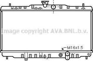 Ava Quality Cooling HD 2057 - Радиатор, охлаждане на двигателя vvparts.bg