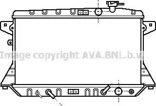 Ava Quality Cooling HD 2065 - Радиатор, охлаждане на двигателя vvparts.bg