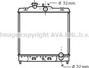 Ava Quality Cooling HD 2080 - Радиатор, охлаждане на двигателя vvparts.bg