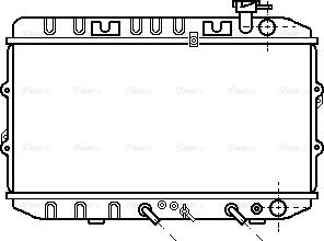 Ava Quality Cooling HD 2033 - Радиатор, охлаждане на двигателя vvparts.bg