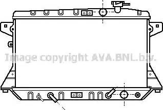 Ava Quality Cooling HD 2024 - Радиатор, охлаждане на двигателя vvparts.bg