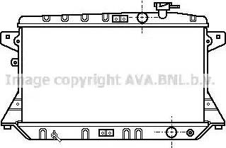 Ava Quality Cooling HD 2023 - Радиатор, охлаждане на двигателя vvparts.bg