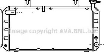Ava Quality Cooling HD 2027 - Радиатор, охлаждане на двигателя vvparts.bg