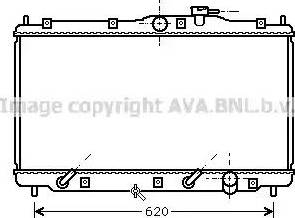 Ava Quality Cooling HD 2079 - Радиатор, охлаждане на двигателя vvparts.bg