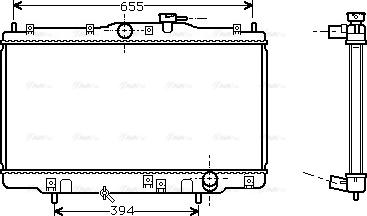 Ava Quality Cooling HD 2070 - Радиатор, охлаждане на двигателя vvparts.bg