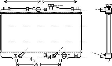 Ava Quality Cooling HD 2071 - Радиатор, охлаждане на двигателя vvparts.bg