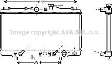 Ava Quality Cooling HD 2119 - Радиатор, охлаждане на двигателя vvparts.bg