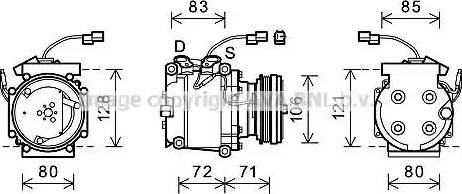 Ava Quality Cooling HDAK246 - Компресор, климатизация vvparts.bg