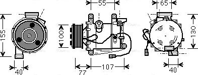 Ava Quality Cooling HD K232 - Компресор, климатизация vvparts.bg