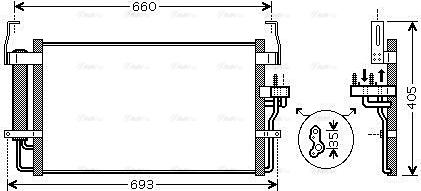 Ava Quality Cooling HY5092D - Кондензатор, климатизация vvparts.bg