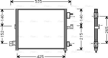 Ava Quality Cooling HY 5062 - Кондензатор, климатизация vvparts.bg