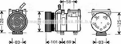 Ava Quality Cooling HYAK159 - Компресор, климатизация vvparts.bg