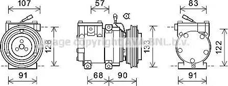 Ava Quality Cooling HYAK287 - Компресор, климатизация vvparts.bg