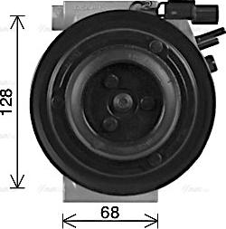 Ava Quality Cooling HYK491 - Компресор, климатизация vvparts.bg