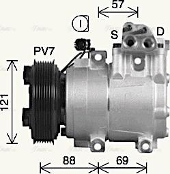 Ava Quality Cooling HYK593 - Компресор, климатизация vvparts.bg