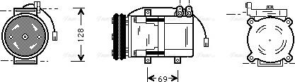 Ava Quality Cooling HY K063 - Компресор, климатизация vvparts.bg