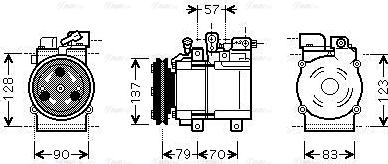 Ava Quality Cooling HY K139 - Компресор, климатизация vvparts.bg