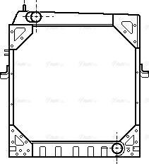 Ava Quality Cooling IV 2011 - Радиатор, охлаждане на двигателя vvparts.bg