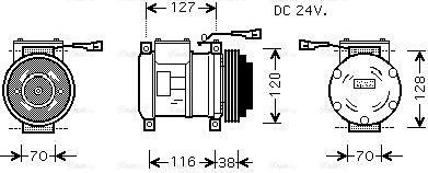 Ava Quality Cooling IVAK073 - Компресор, климатизация vvparts.bg