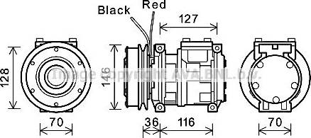 Ava Quality Cooling JDAK030 - Компресор, климатизация vvparts.bg