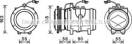 Ava Quality Cooling JDK021 - Компресор, климатизация vvparts.bg