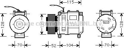 Ava Quality Cooling JDK002 - Компресор, климатизация vvparts.bg