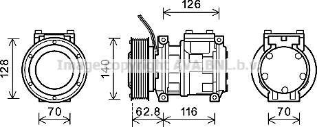 Ava Quality Cooling JDK026 - Компресор, климатизация vvparts.bg