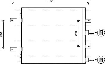 Ava Quality Cooling JR5051D - Кондензатор, климатизация vvparts.bg