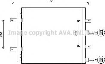 Ava Quality Cooling JR5051 - Кондензатор, климатизация vvparts.bg