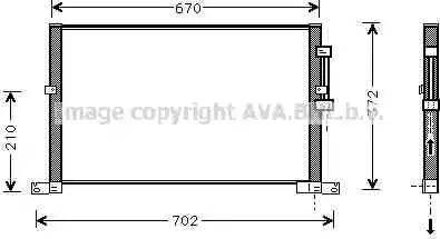 Ava Quality Cooling JRA5032 - Кондензатор, климатизация vvparts.bg