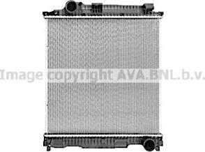 Ava Quality Cooling ME2111N - Радиатор, охлаждане на двигателя vvparts.bg