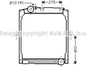 Ava Quality Cooling ME 2111 - Радиатор, охлаждане на двигателя vvparts.bg