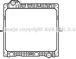 Ava Quality Cooling ME 2176 - Радиатор, охлаждане на двигателя vvparts.bg