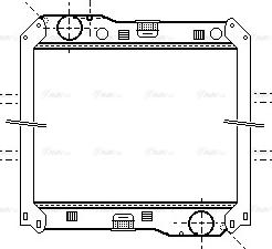 Ava Quality Cooling ME 2240 - Радиатор, охлаждане на двигателя vvparts.bg