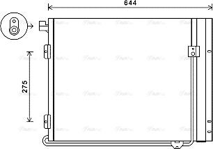 Ava Quality Cooling MN5072D - Кондензатор, климатизация vvparts.bg